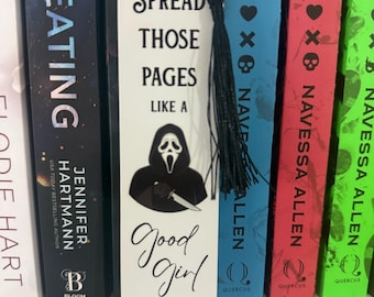 Spread those Pages like a Good Girl, Dark Romance Readers Gift, Bookish Gift, Ghostface Themed