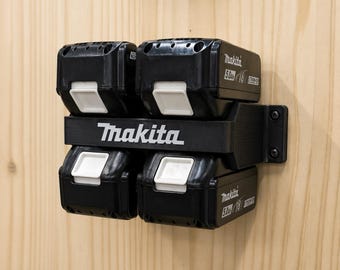 Makita x4 battery wall mount