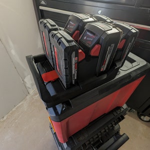 Milwaukee Packout battery holder x6 for Milwaukee M18