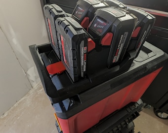 Milwaukee Packout battery holder x6 for Milwaukee M18