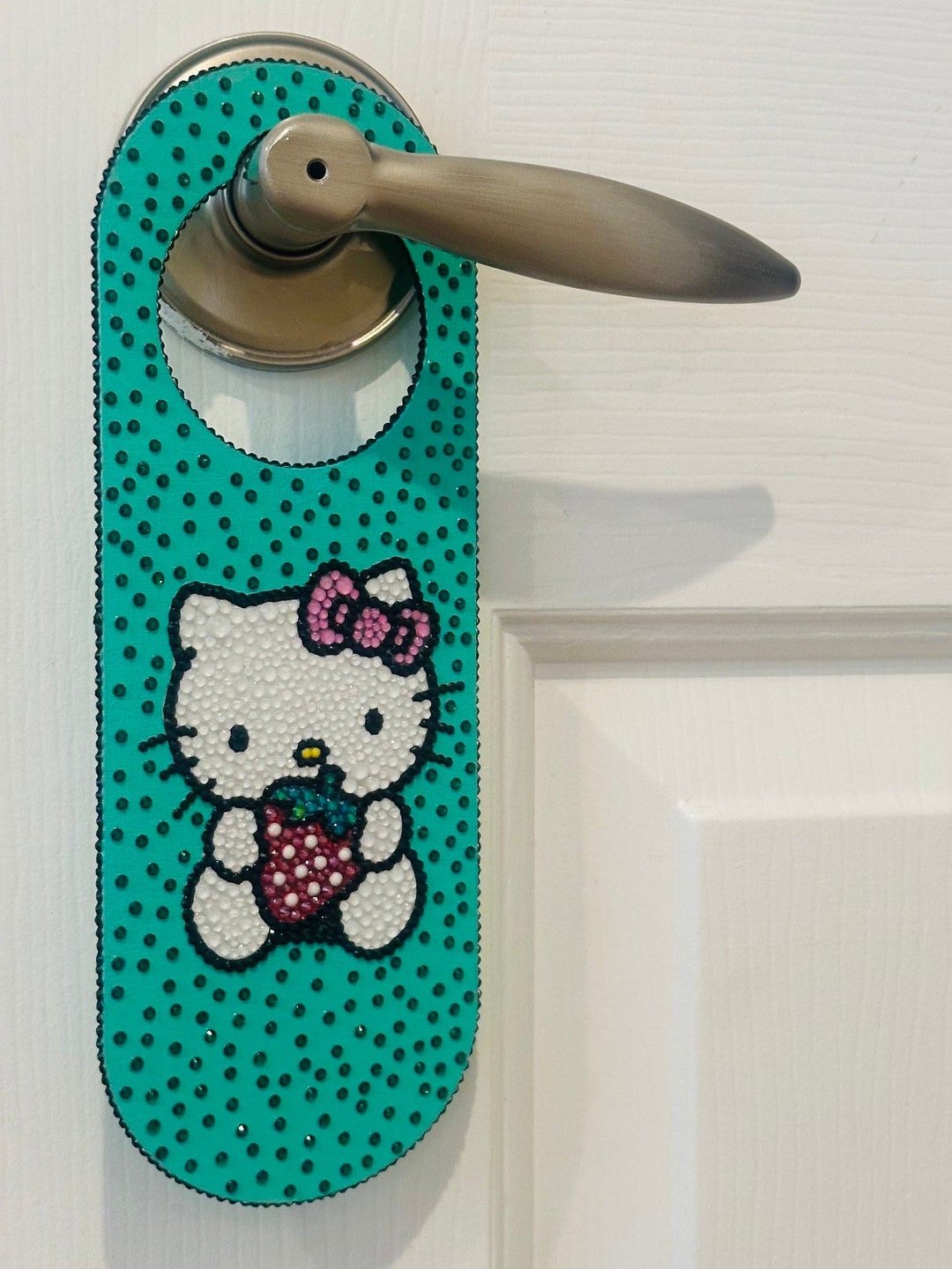 Sweet Kitty Door Handle Hanger Melody Room Decor Kawaii Dont Disturb 