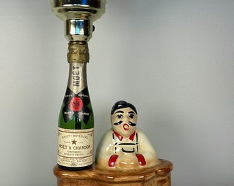 Vintage Rare Schieffelin Moët & Chandon Advertising Saloon Bar Table Lamp