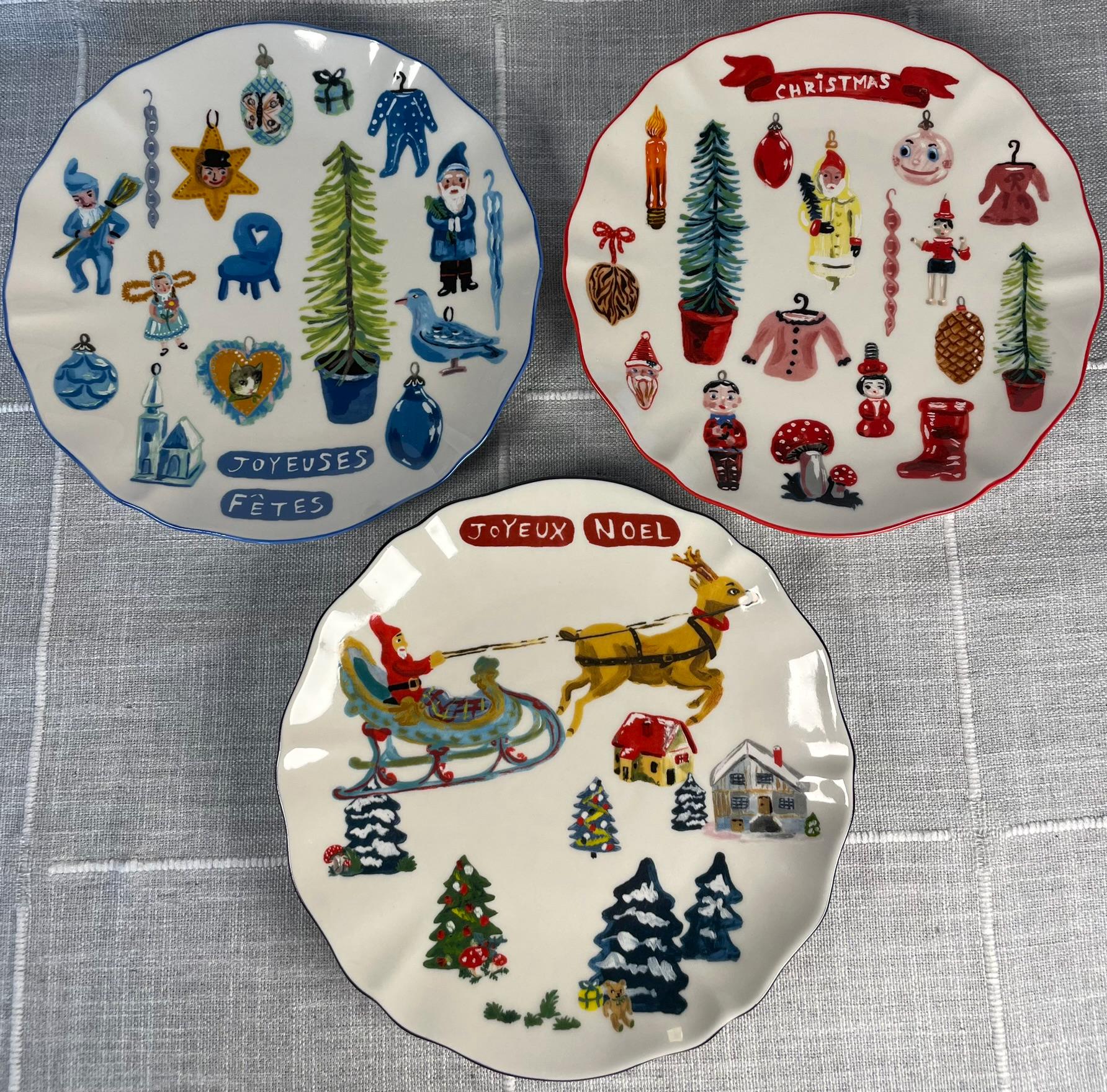 アスティエ Nathalie Lete ディナープレート 2枚セット