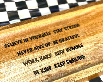 Inspirational Bedside Tray