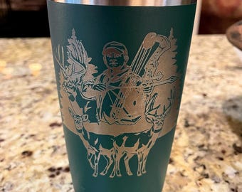 Engraved Yeti cup Whitetail Bowhunter