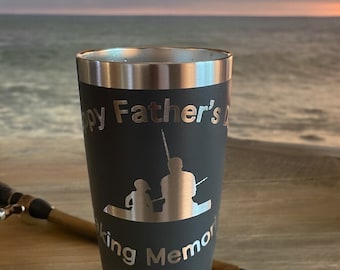 Engraved Yeti Cup Father’s Day Fishing