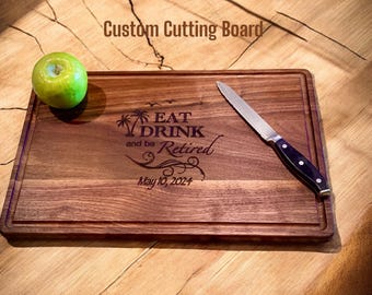 Retirement Gift Cutting Board