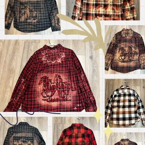 Bleached Flannel Shirt