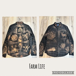 Bleached Flannel Shirt