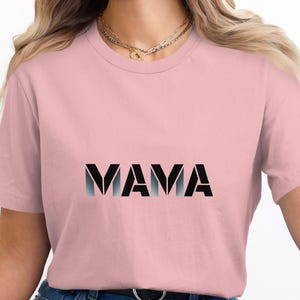 Trendy MAMA Graphic Tee, MAMA Hoodie, MAMA Sweatshirt, Comfortable Casual Wear, Perfect Gift for Moms, Modern Design T-Shirt