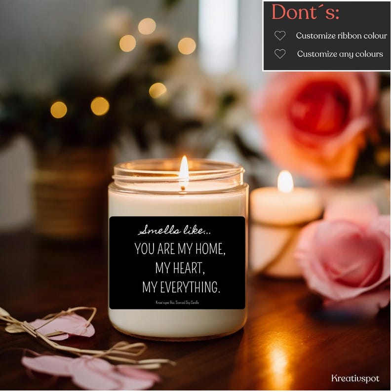 Smells Like Love Spell Soy Scented Candle Girlfriend Boyfriend Men Dad