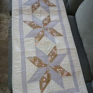 Tablerunners - Lemoyne Star - Purple/Brown