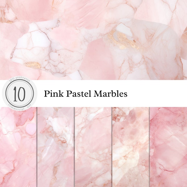 Pink Marble Light Pastel Stone Surface | Digital Paper Fine Art Overlay Clipart Texture Scrapbook Journal Print | Commercial use