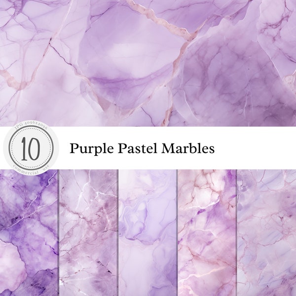 Purple Marble Light Pastel Stone Surface | Digital Paper Fine Art Overlay Clipart Texture Scrapbook Journal Print | Commercial use