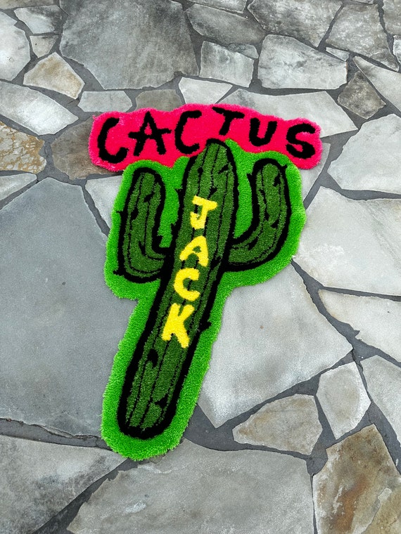 Travis Scott / Cactus Jack Handgemachter getufteter Teppich - Etsy.de
