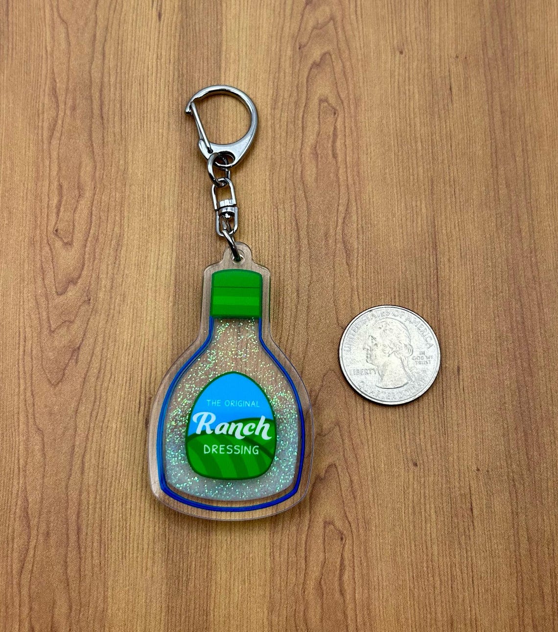 Ranch Bottle Keychain - Etsy