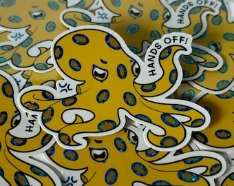 Antisocial Octopus Sticker