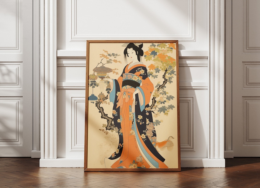 Set of 6 Japanese Wall Art Prints Asian Eclectic Japandi Décor Gallery ...