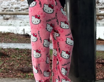 Pyjamas Hose Y2K Sanrio Anime Halloween Home Wear Coral Fleece weiche Hose Liebhaber Kawaii süße Mode Hose