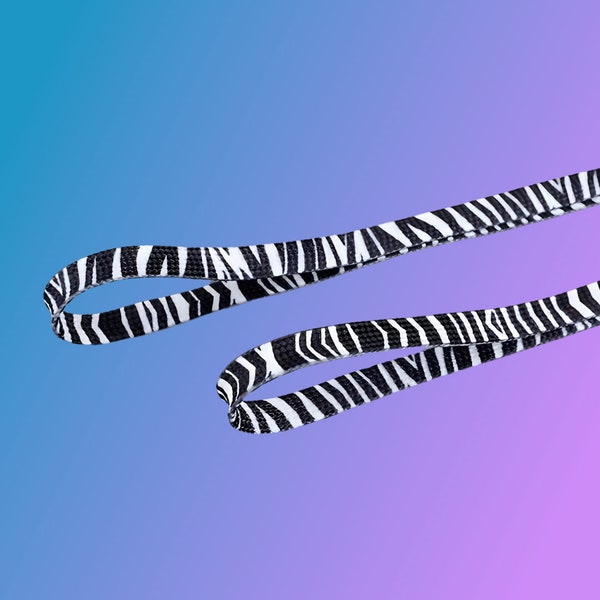 Zebra Stride Shoelaces by POTSH