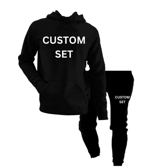 Custom jogger set hotsell