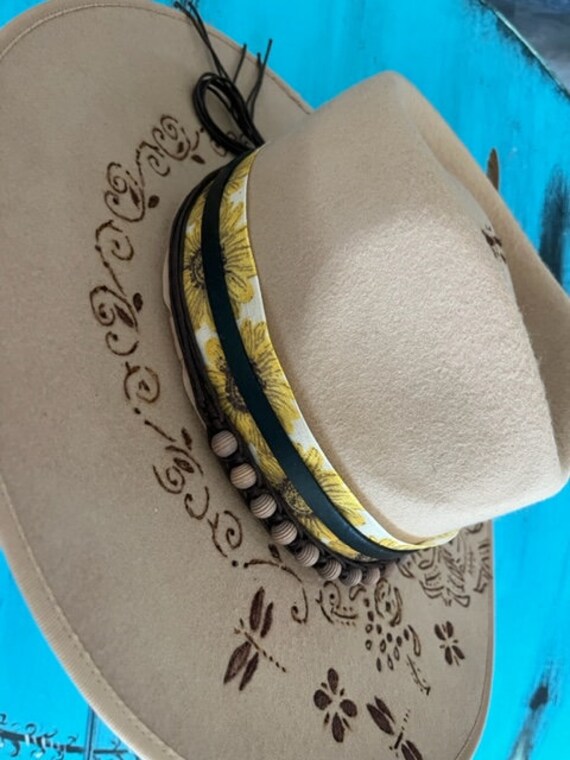 Custom to Order Unique Hand Burned Felt Hats by Nona - Etsy