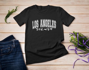 Los Angeles Shirt, Japanese Tee, Los Angeles Shirt, Japanese