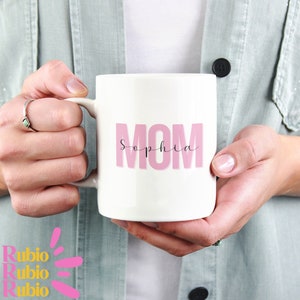 Custom Mom Name Mug, Custom Mug, Personalized Mug, Personalized Coffee Mug,Custom Family Mug, Make Your Own Mug, mom gift