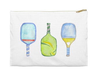 Pickleball Zipper Pouch: Player Gift, Accessories Bag