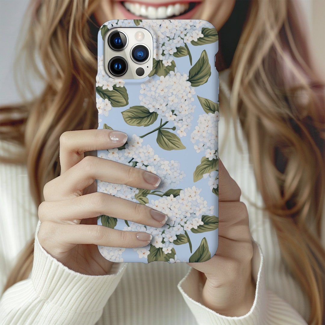 Preppy Phone Case Hydrangea Phone Case Hydrangea Phone Case