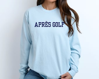 Komfort Farben Apres Golf Crewneck Sweatshirt, entspannte Passform