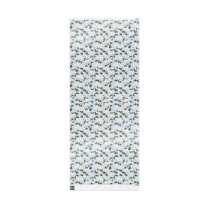 White Hydrangea Wrapping Paper Preppy Gift Wrap Vintage Wrapping Paper for Holidays Floral Gift Wrap Bachelorette Gift Wrap image 5