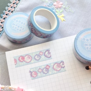 Fita Washi Pixel Bubble