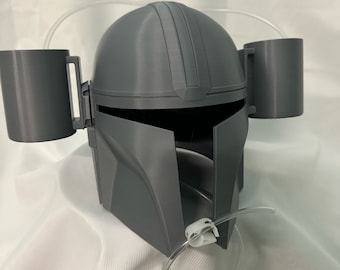 Mandalorian beer helmet