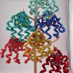 Handgehaakte Octopus Fidget-sleutelhanger: zintuiglijk speelgoed, stressverlichting