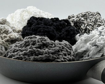 Crochet Cotton Dish Scrubbies (Set of 2): Reusable Eco-Friendly Dishcloth