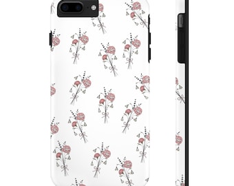 Etui na iPhone'a z motywem kwiatów narodzin stycznia Etui na iPhone'a z kwiatami dla dziewczynek Etui na iPhone'a z kwiatami