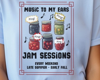 Funny Canning Music Festival T-shirt, Farmer Gift Tee, Gardener Shirt, Homesteader Top, Urban Grower Apparel