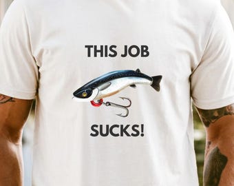 Shirt vissen lokken, T-shirt baars vissen, cadeau visser, grafisch T-shirt kunstaas, shirt sportvisser, shirt vistuig, T-shirt vistuig