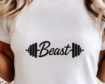 Unisex Workout T-Shirt: 100% US Baumwolle Gym Fitness Bekleidung