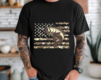 Angler T-Shirt: Fishing Dad Gift - Soft US Cotton Tee