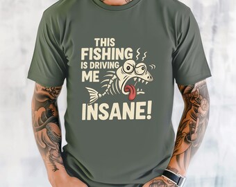 Angler T-Shirt: Fishing Dad Gift - Soft US Cotton Tee