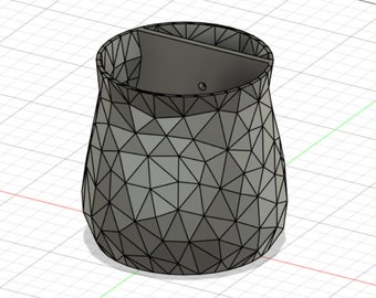 3D Printed Self Watering Desk Plant Pot STL File