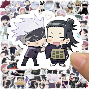 Anime Jujutsu Kaisen Sticker Kawaii Children Kid Cute Decals Cartoon TV Series Waterproof Satoru Gojo Ryomen Sukuna Yuji Itadori Suguru Geto