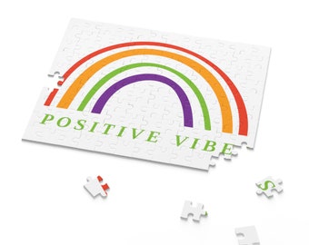 Puzzle stampato Positive Vibes (120, 252, 500 pezzi)