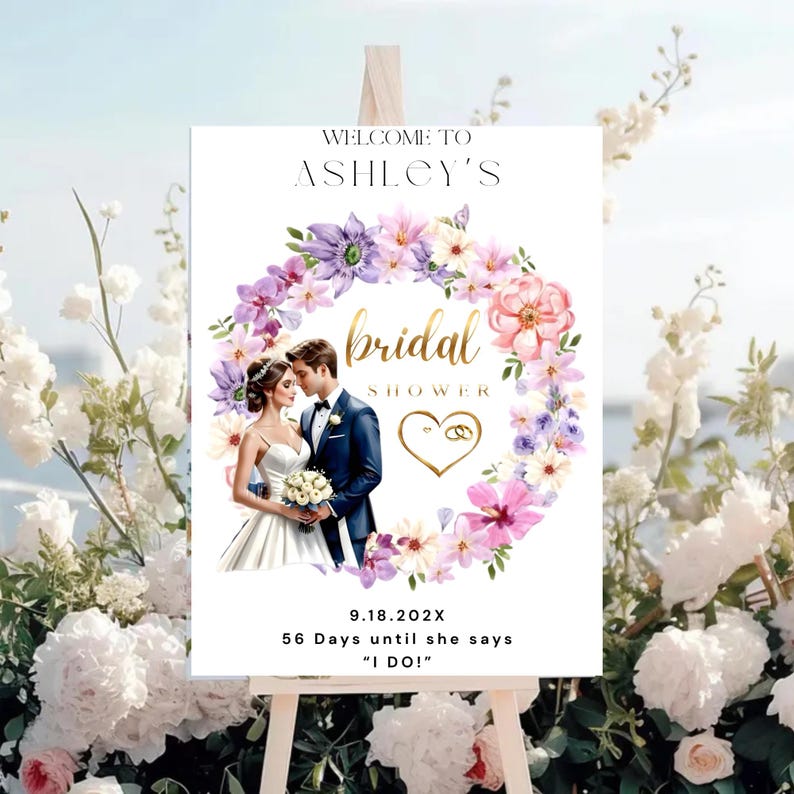 Printable Bridal Shower Invitation Template (editable Download) - Etsy