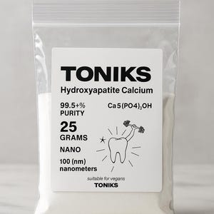 Hydroxyapatite Calcium Powder 25g | Nano Size Particles | 99.5%+ Purity | Vegan-Friendly | Premium Quality | In Stock  | Fast Shipping |