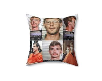 Jeffrey Dahmer Spun Polyester Square Pillow