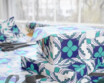 Wrapping Papers - High-Quality Glossy Finish, Fine Art Paper, 3 Sizes - Gift Wrap, Holiday Gift Wrap, Birthday, Christmas