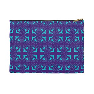 Printed Accessory Pouch, Pencil Case, Cosmetic Bag, Travel Organizer, Zipper Closure, Durable Material, Multiple Sizes